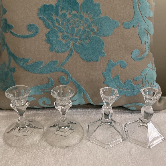 CRYSTAL CANDLE HOLDERS - Picture 3 of 12